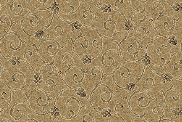 A swatch of Anatolia Scroll Isis from Ulster Carpets