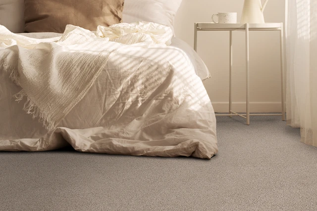 An example of York Wilton Oyster from Ulster Carpets in a home setting