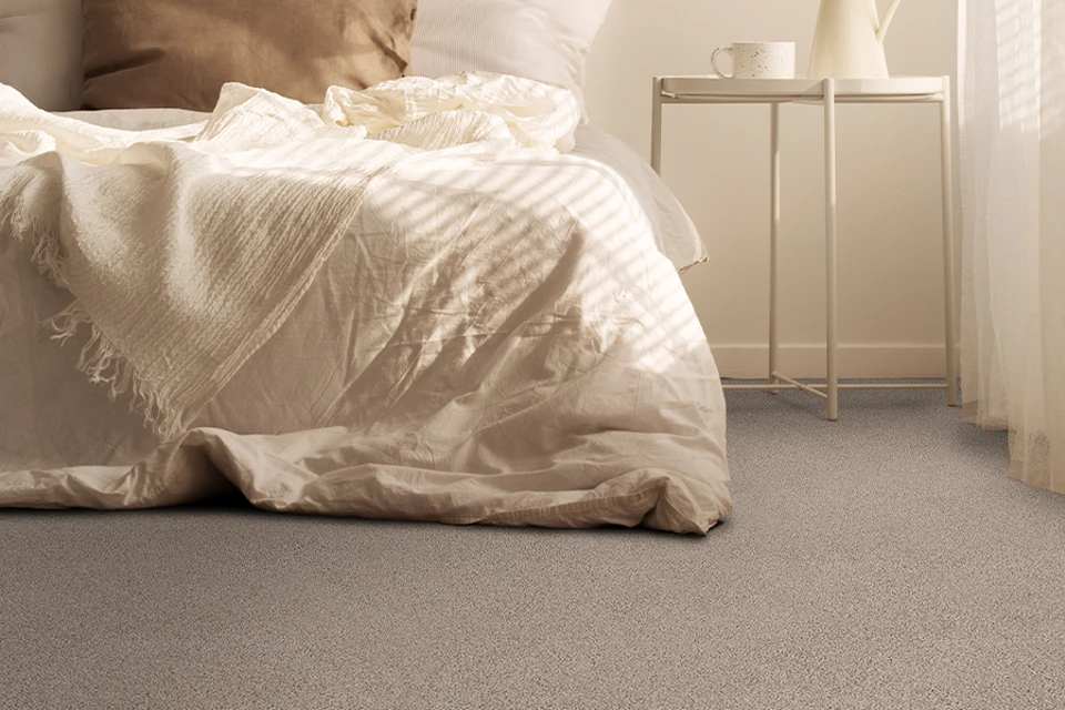 An example of York Wilton Oyster from Ulster Carpets in a home setting