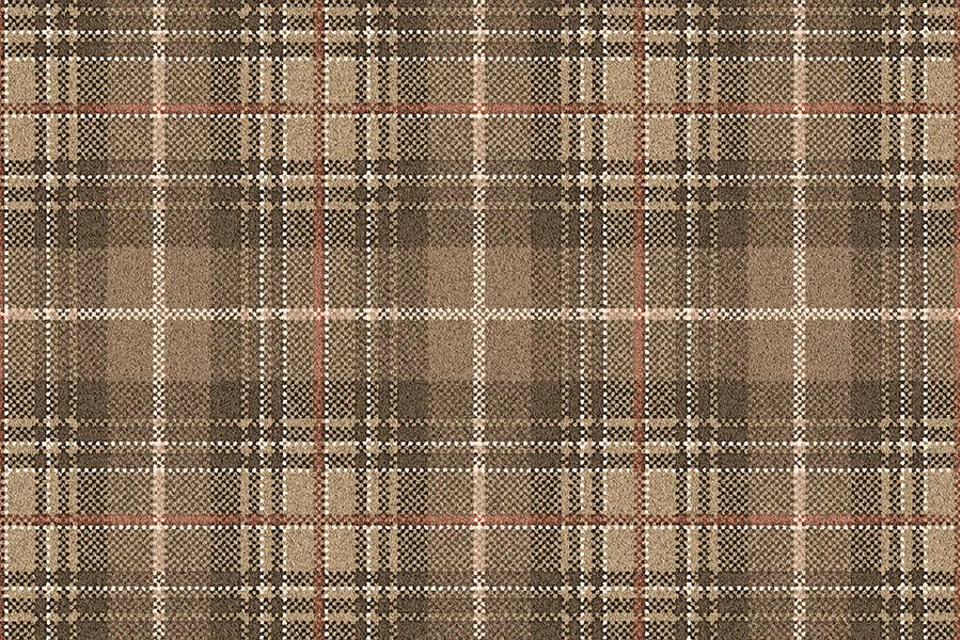 A swatch of Beaumont Grouse from Ulster Carpets