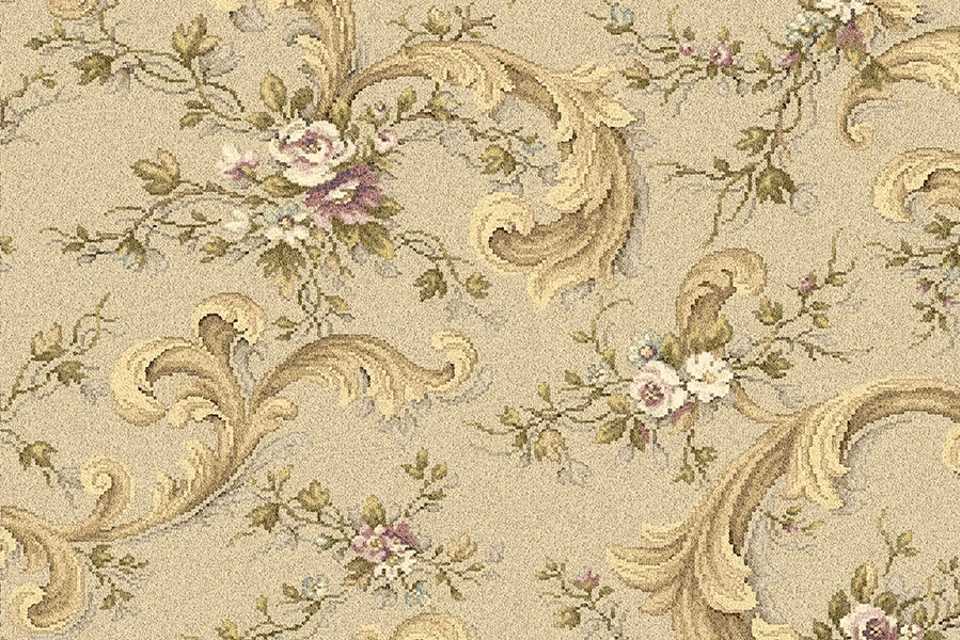 A swatch of Glendun Rosemoor from Ulster Carpets