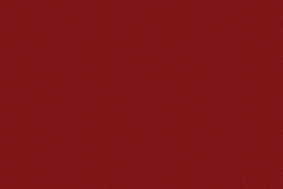 A swatch of Ulster Velvet Imperial Red from Ulster Carpets