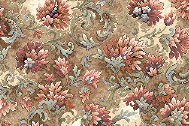 A swatch of Glenavy Mayfayre from Ulster Carpets