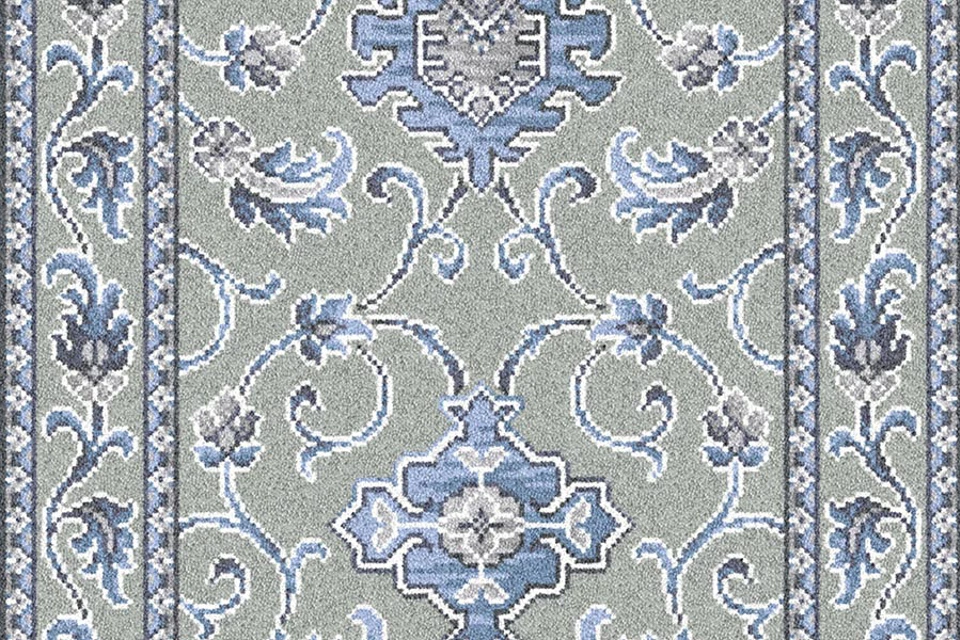 A swatch of Anatolia Runner Aswan from Ulster Carpets