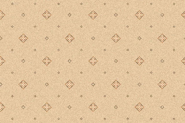 A swatch of Tazmin Camel Motif from Ulster Carpets