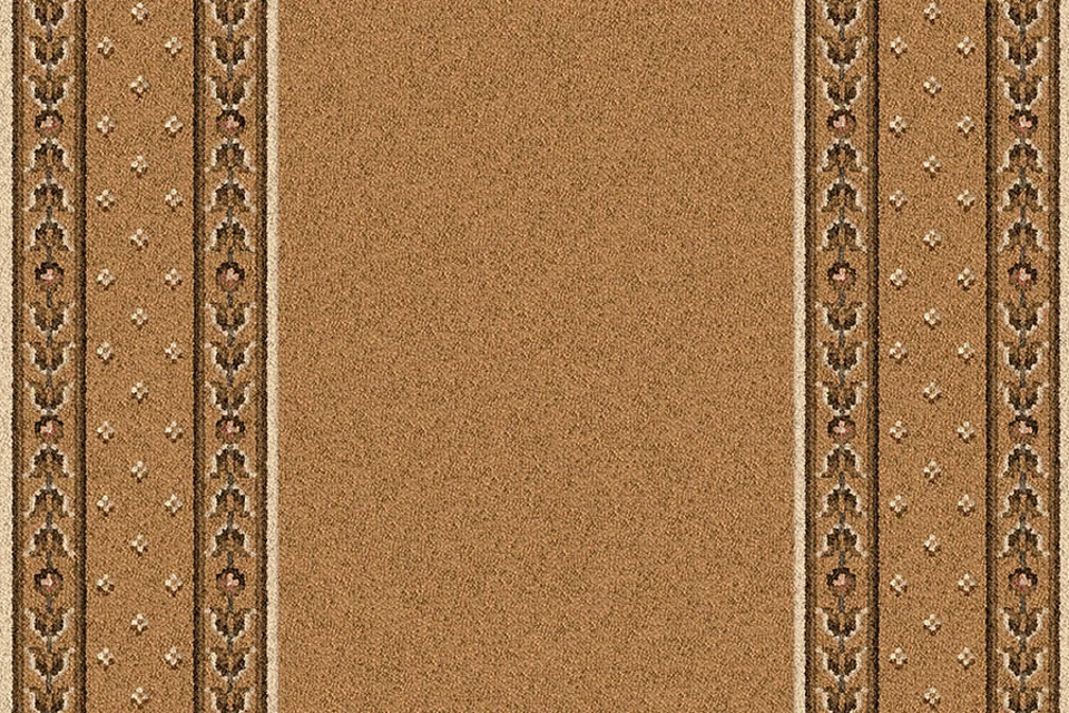 A swatch of a Sheriden Florence Gold Runner from Ulster Carpets