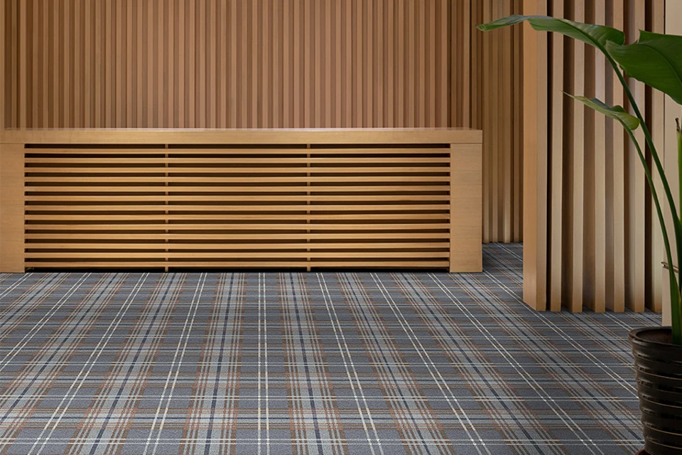 An example of Glenmoy Stornoway from Ulster Carpets in a hospitality setting