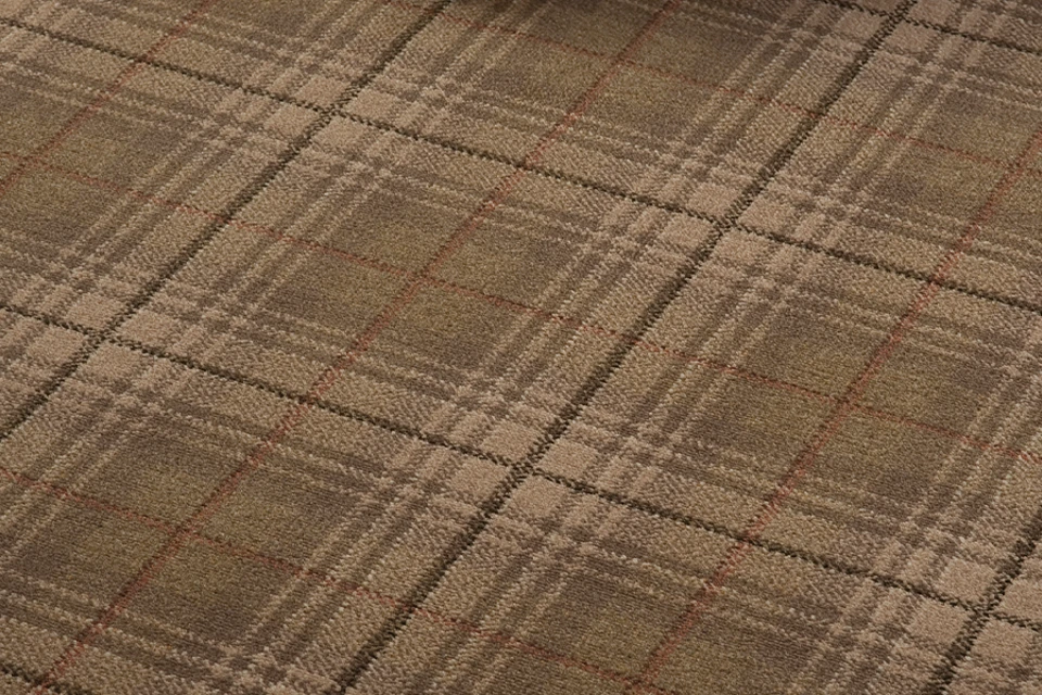 An example of Beaumont Brindle from Ulster Carpets in a room