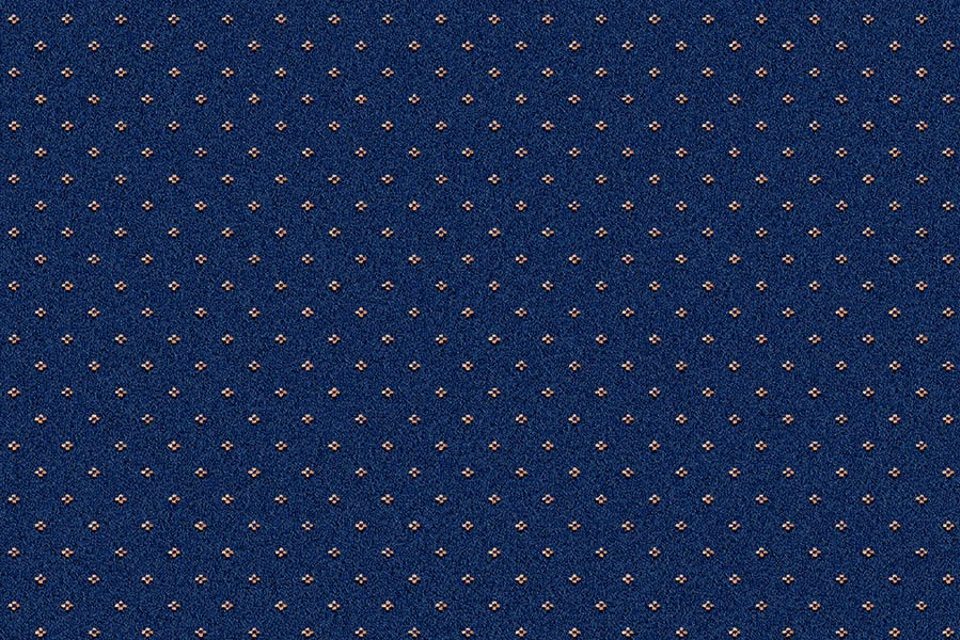 A swatch of Sheriden Royal Blue Pindot from Ulster Carpets