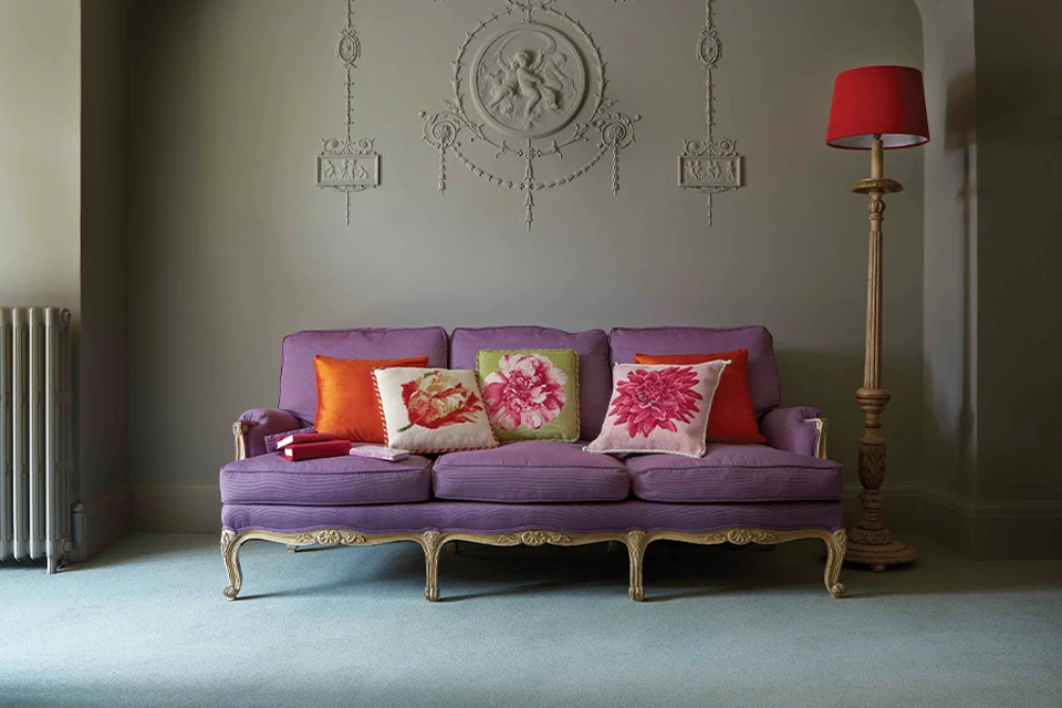 An example of York Wilton Meadow from Ulster Carpets in a home setting