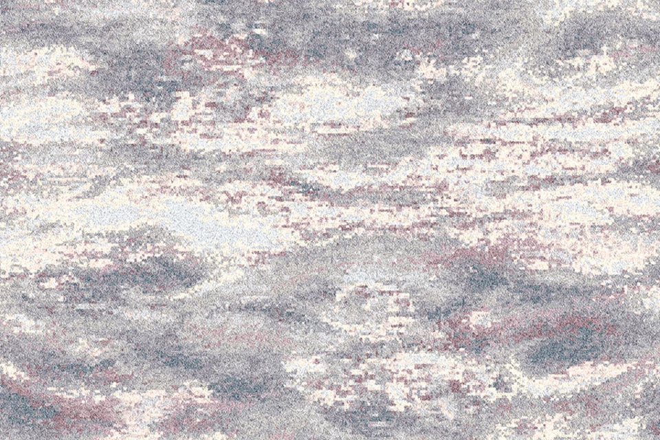 A swatch of Watercolours Mineral Celeste from Ulster Carpets