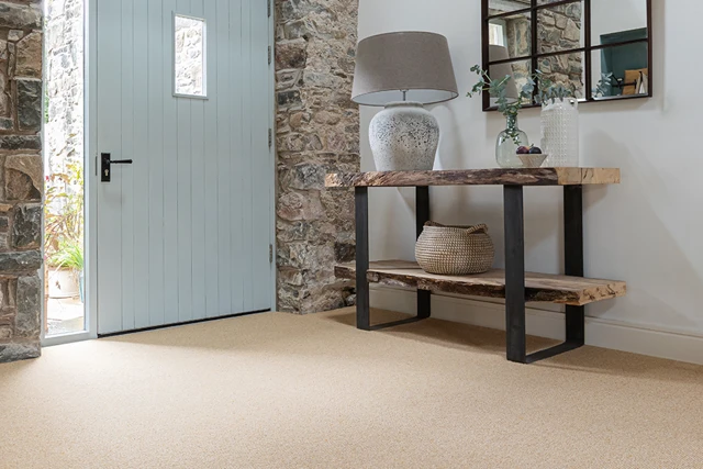 An example of Habitus Croft Wicker from Ulster Carpets in a home setting.