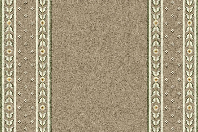 A swatch of a Sheriden Downton Runner from Ulster Carpets