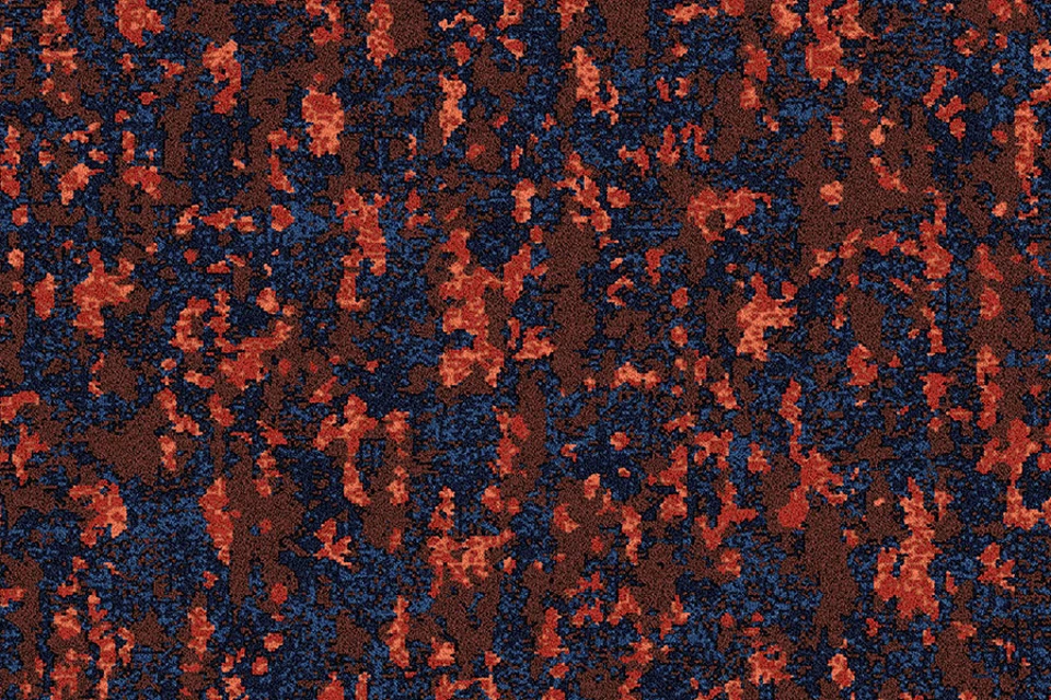 A swatch of Vescent Calx Oxide from Ulster Carpets