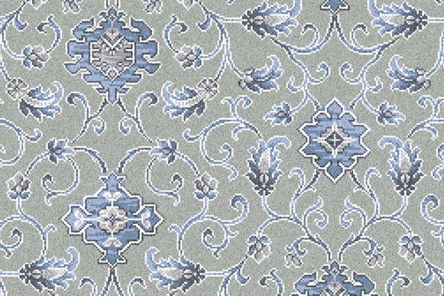 A swatch of Anatolia Medallion Aswan from Ulster Carpets