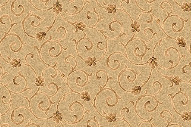 A swatch of Anatolia Scroll Tunis from Ulster Carpets