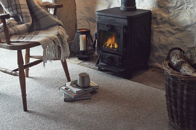 An example of Habitus Croft Soya from Ulster Carpets in a home setting.