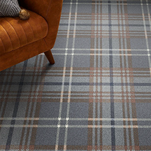An example of Glenmoy Stornoway from Ulster Carpets in a home setting 