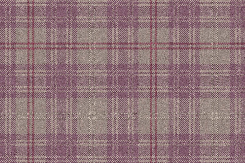 A swatch of Braeburn Tayberry from Ulster Carpets