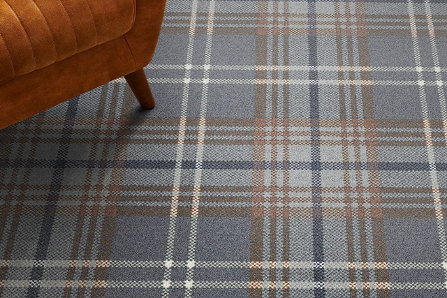 An example of Glenmoy Stornoway from Ulster Carpets in a home setting 