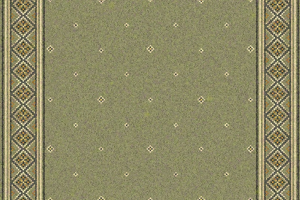 A swatch of a Tazmin Forest Runner from Ulster Carpet