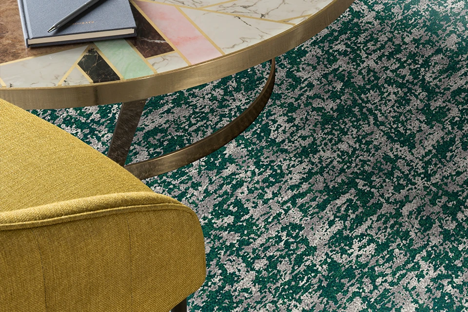 An example of Natura Alder Kelp from Ulster Carpets in a hospitality setting