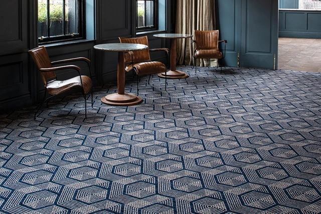 An example of Vescent Arbor Obi from Ulster Carpets in a home setting.